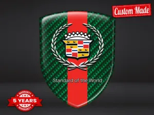 Cadillac Badge Silicone Sport Limitato Logo Tuning Cupola